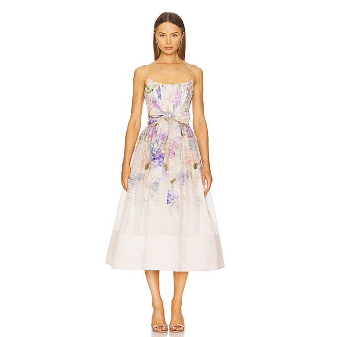 zimmermann dawning corset mini dress